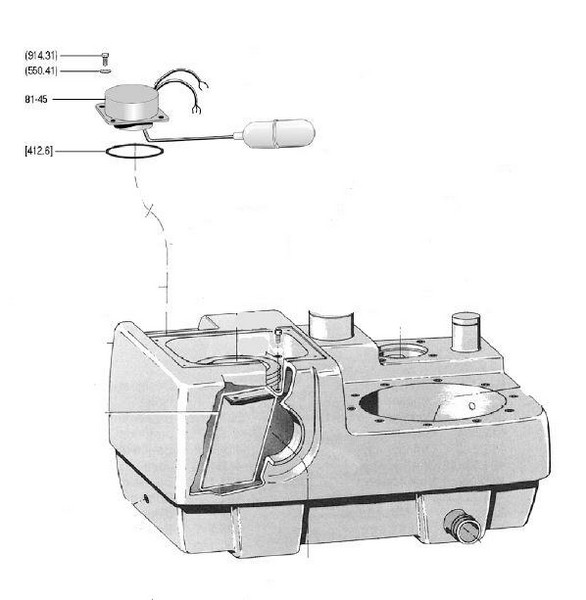 Jola Schwimmschalter SSP/S3/K/CM 0110000903100012, Füllstandsensor, Sensor  | Komplett Konzept